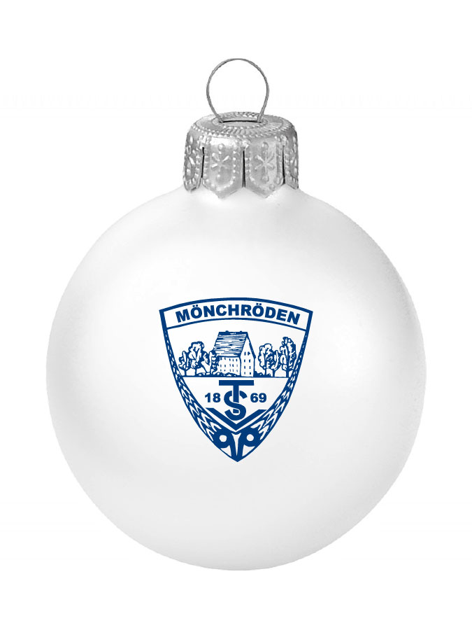 Weihnachtskugel Logo 8cm