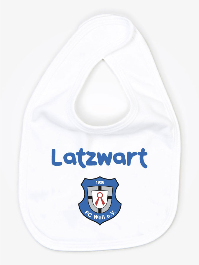 Babylätzchen Latzwart