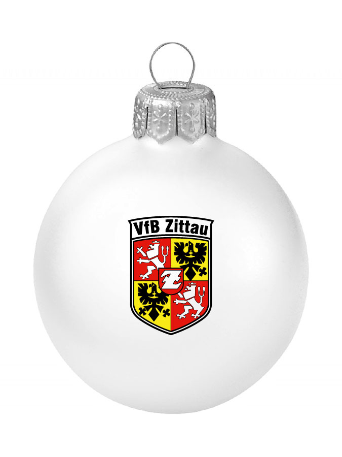 Weihnachtskugel Logo 8cm
