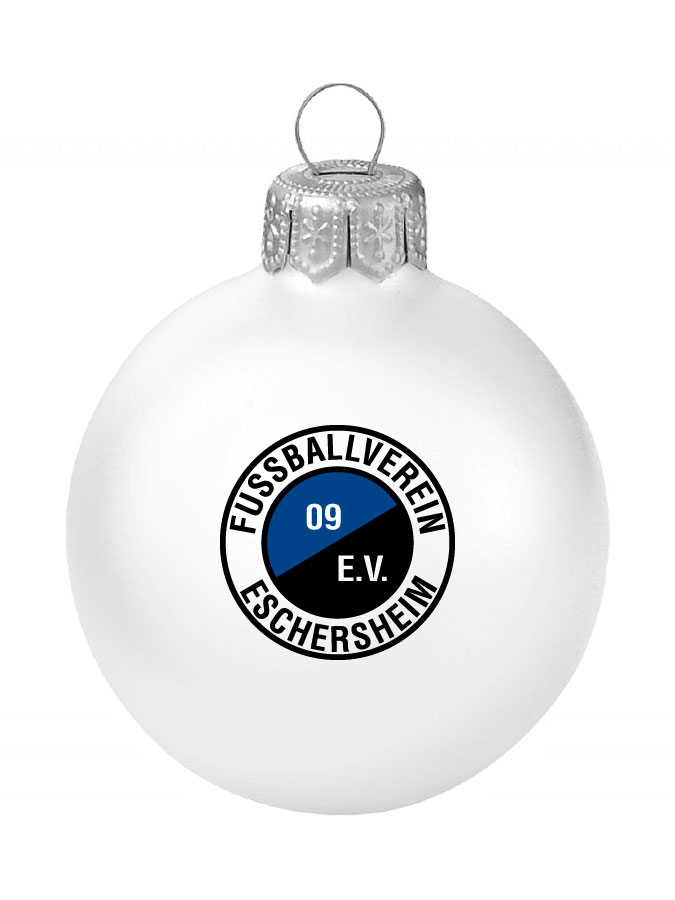 Weihnachtskugel Logo 8cm