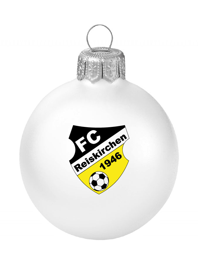 Weihnachtskugel Logo 8cm