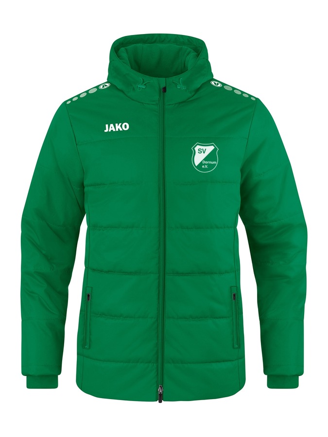 Jako Coachjacke Team mit Kapuze