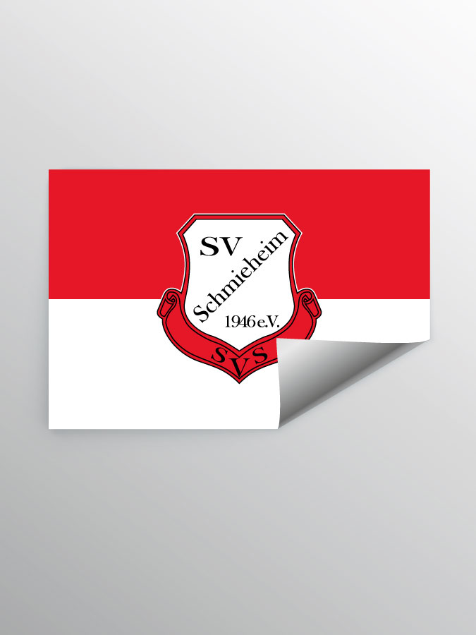 Aufkleber DIN A7 Logo