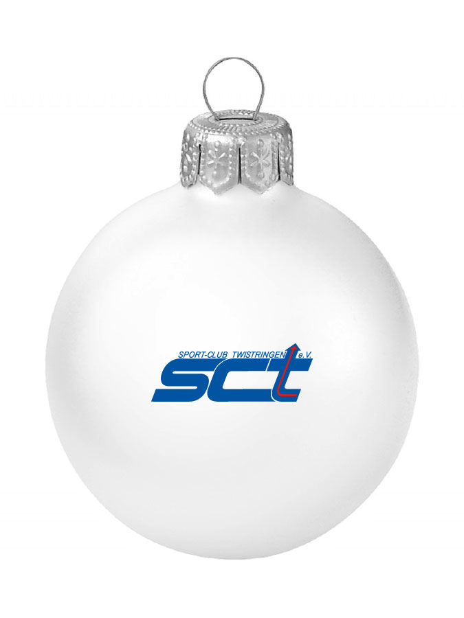 Weihnachtskugel Logo 8cm