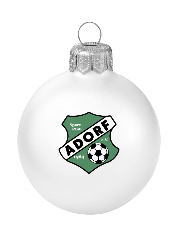 Weihnachtskugel Logo 8cm