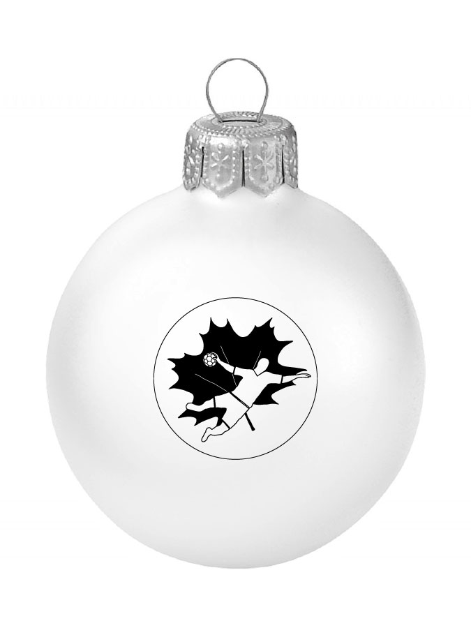 Weihnachtskugel Logo 8cm