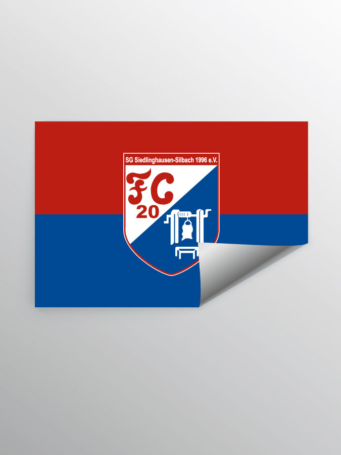 Aufkleber DIN A7 Logo