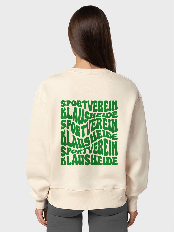 Oversized Sweater Wavy Damen