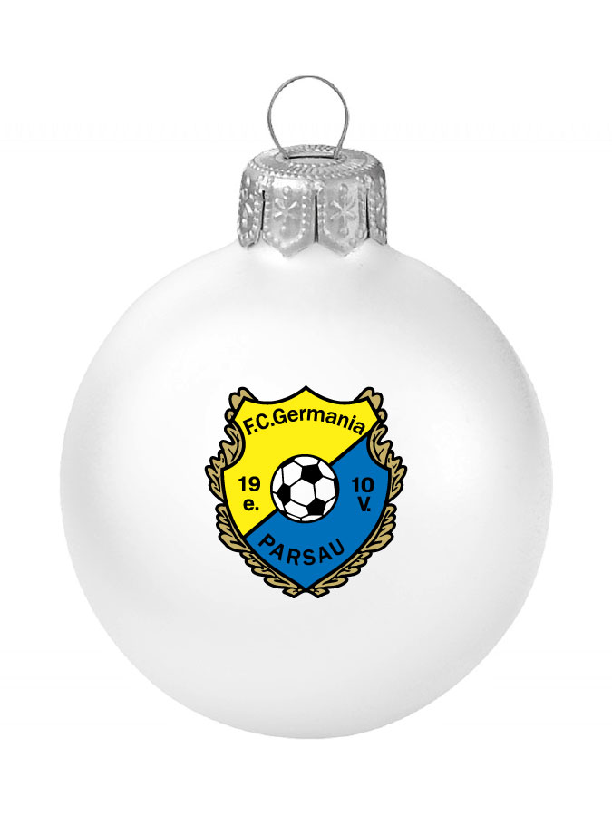 Weihnachtskugel Logo 8cm