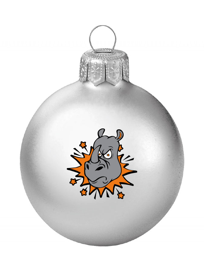 Weihnachtskugel Logo 8cm