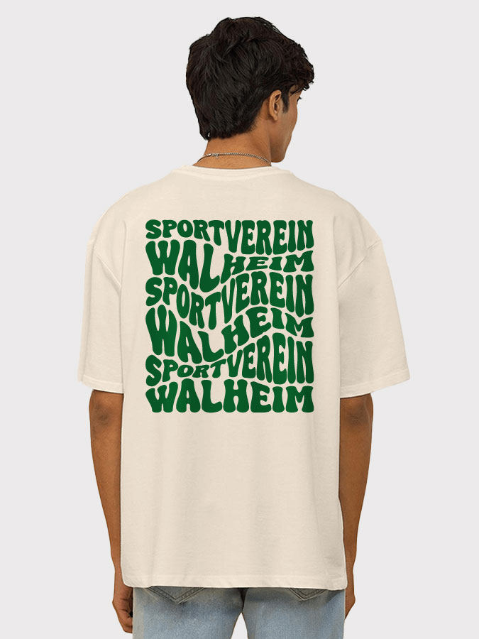 T-Shirt Oversized Wavy Herren
