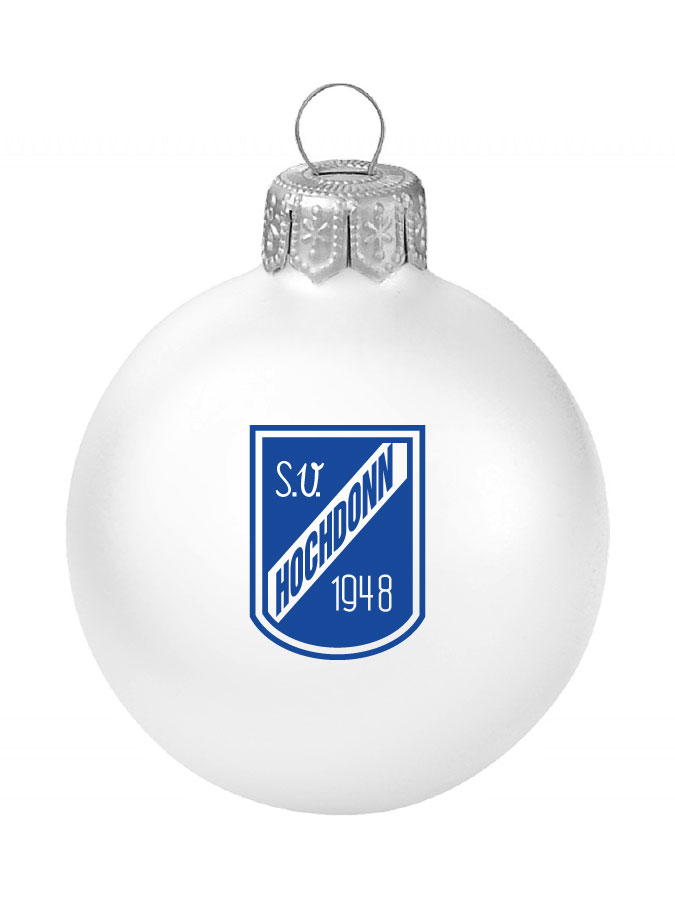 Weihnachtskugel Logo 8cm