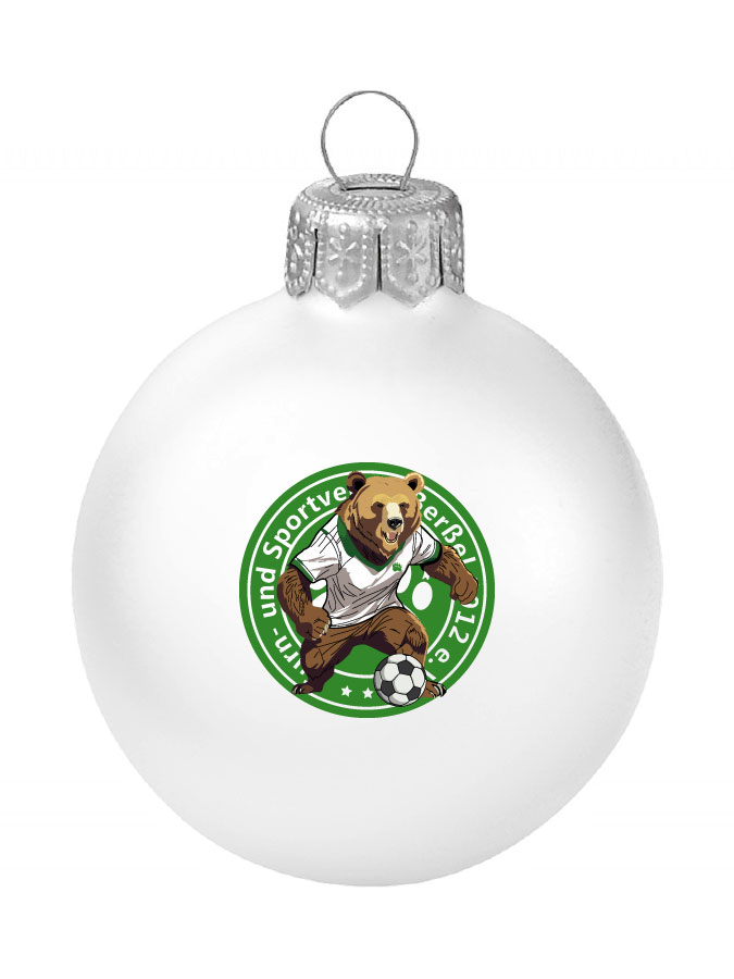 Weihnachtskugel Logo 8cm