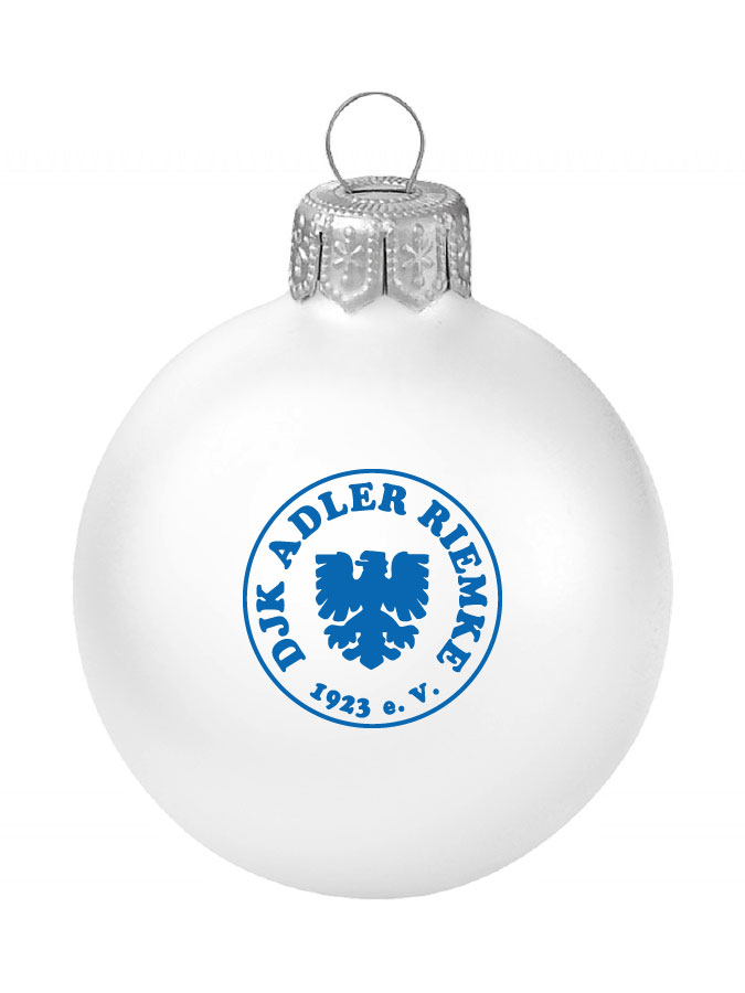 Weihnachtskugel Logo 8cm