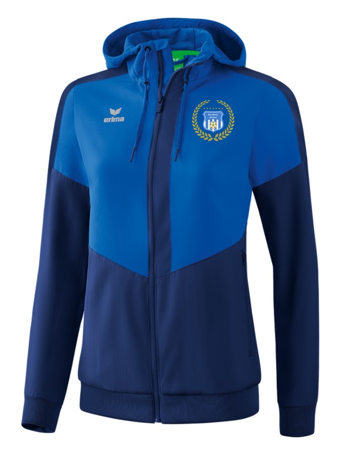 Erima Squad Tracktop Jacke mit Kapuze Damen