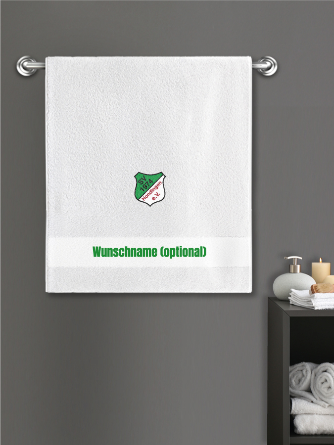 Badehandtuch Team Sticklogo