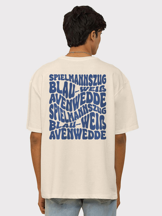 Oversized Shirt Wavy Herren