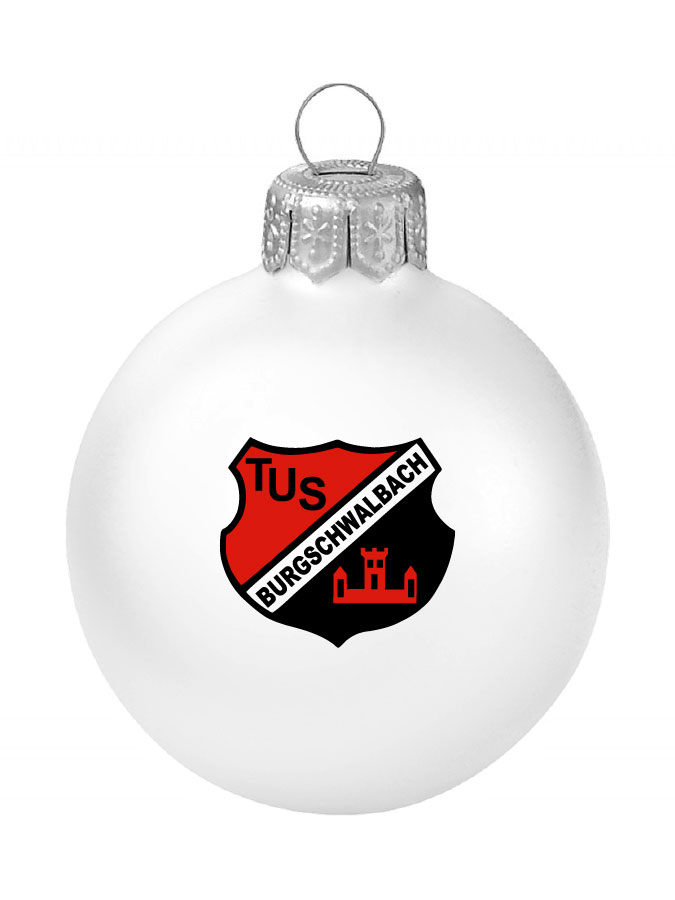 Weihnachtskugel Logo 8cm