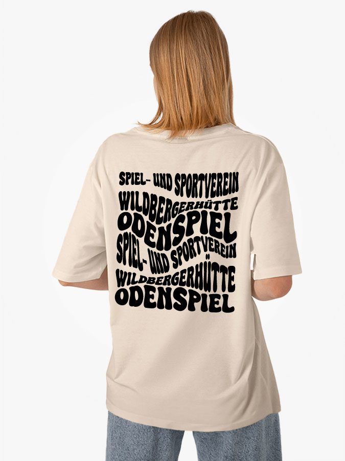T-Shirt Oversized Wavy Unisex