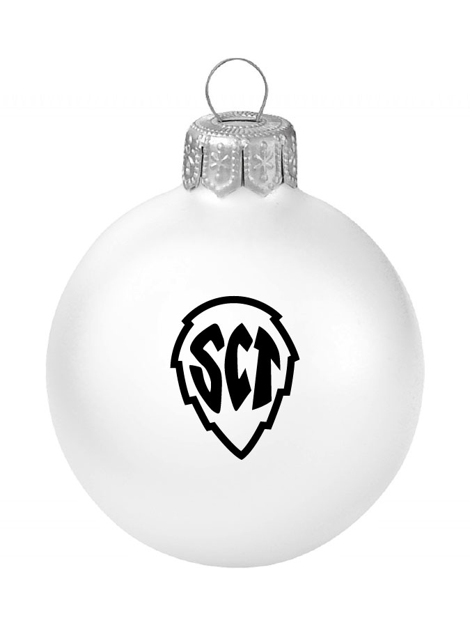 Weihnachtskugel Logo 8cm