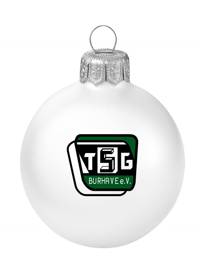 Weihnachtskugel Logo 8cm