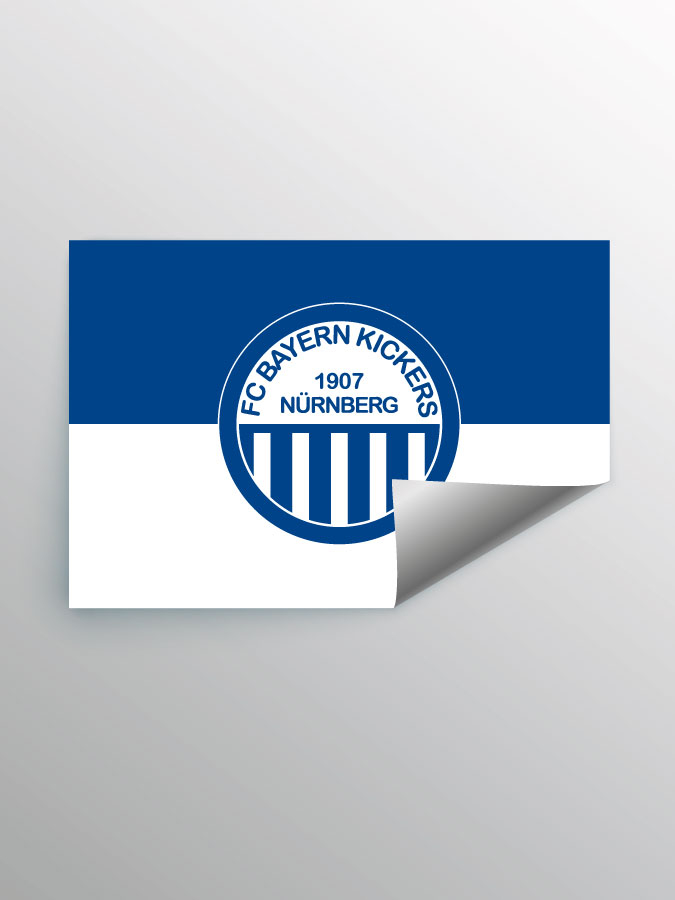 Aufkleber DIN A7 Logo