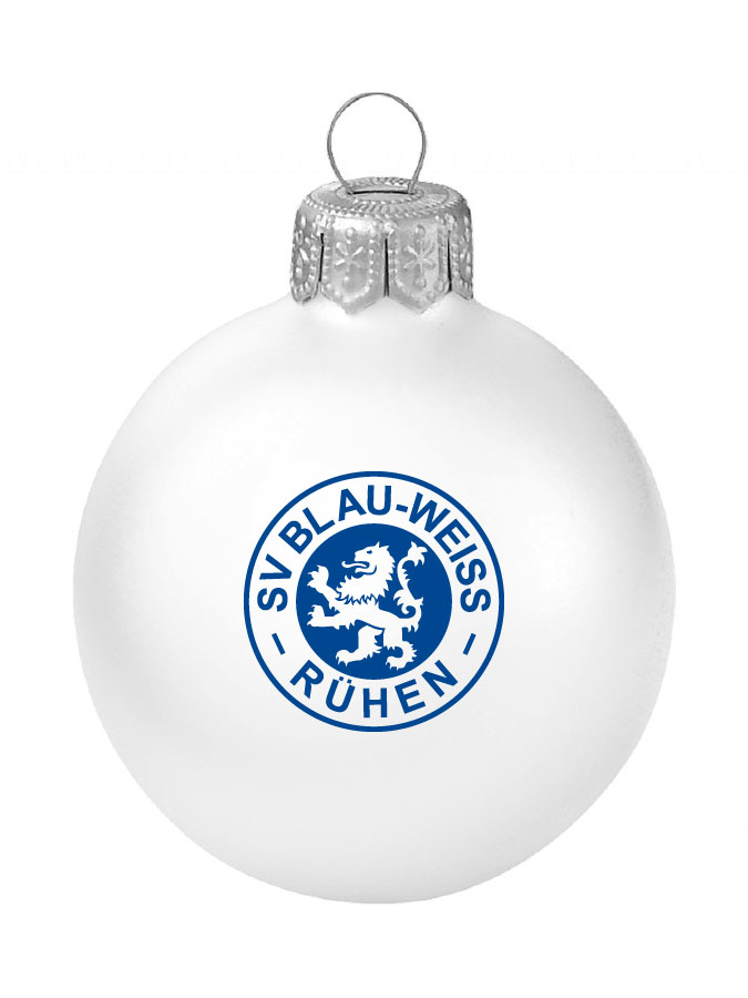 Weihnachtskugel Logo 8cm
