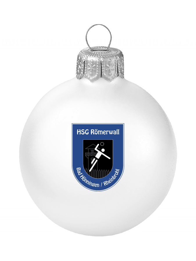 Weihnachtskugel Logo 8cm