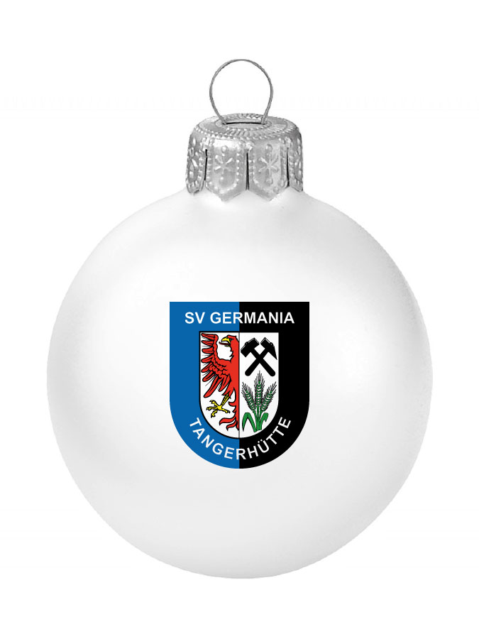 Weihnachtskugel Logo 8cm