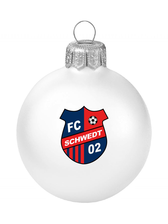 Weihnachtskugel Logo 8cm