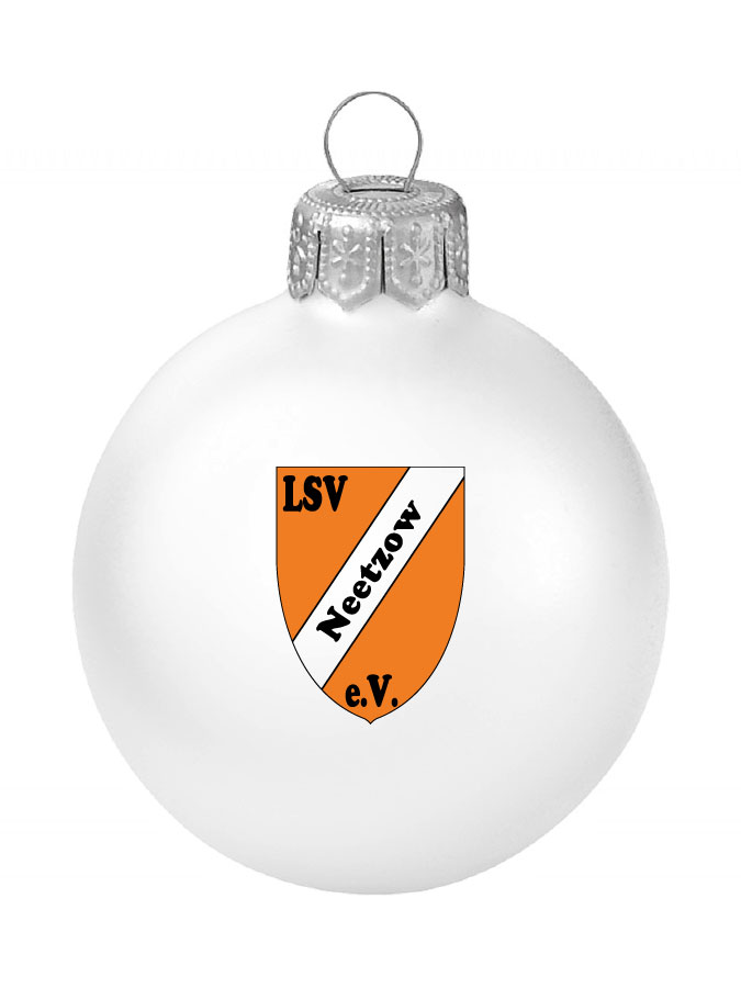 Weihnachtskugel Logo 8cm