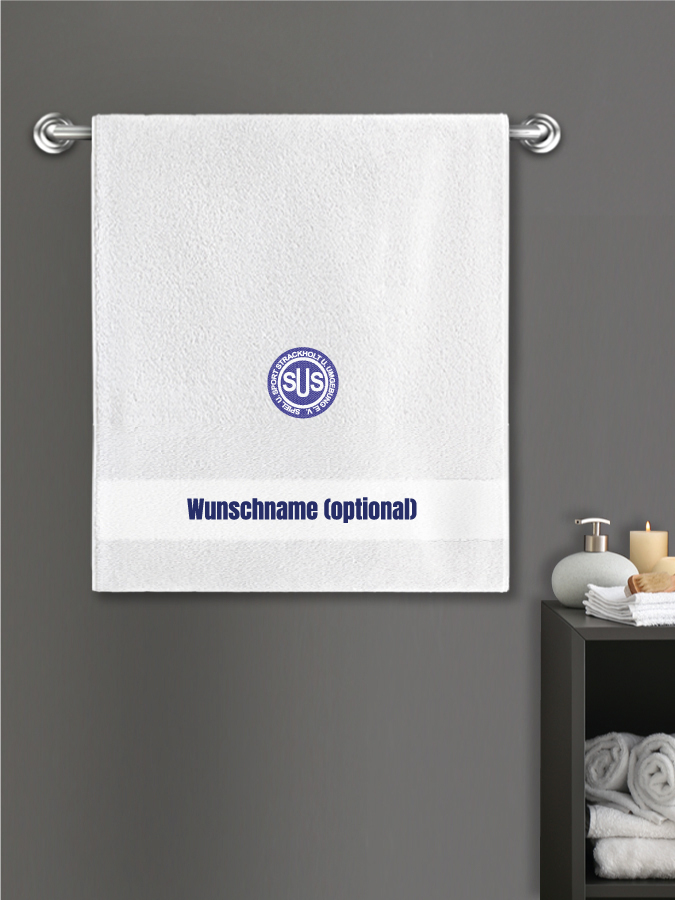 Badehandtuch Team Sticklogo