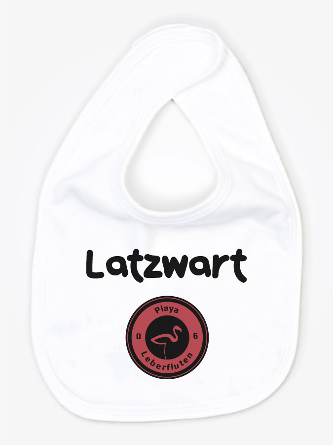 Babylätzchen Latzwart