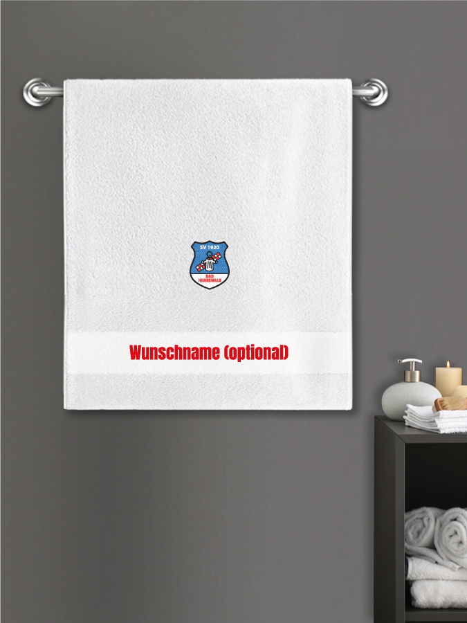 Badehandtuch Team Sticklogo