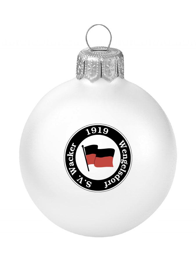 Weihnachtskugel Logo 8cm
