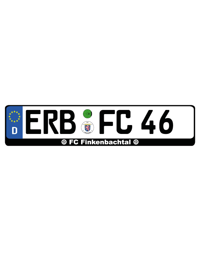 Kennzeichenhalter Kalden (2er Set)