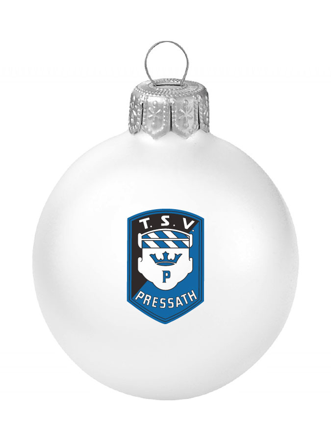 Weihnachtskugel Logo 8cm