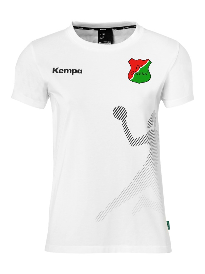Kempa T-Shirt Black & White Damen