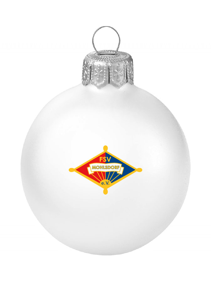 Weihnachtskugel Logo 8cm