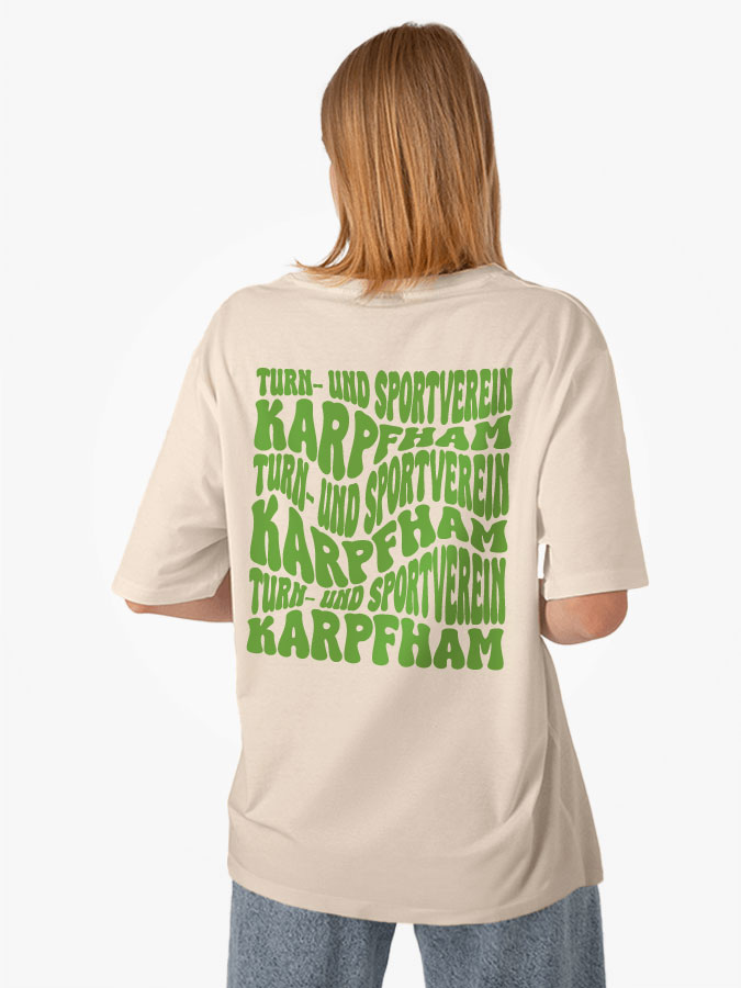 Oversized Shirt Wavy Damen