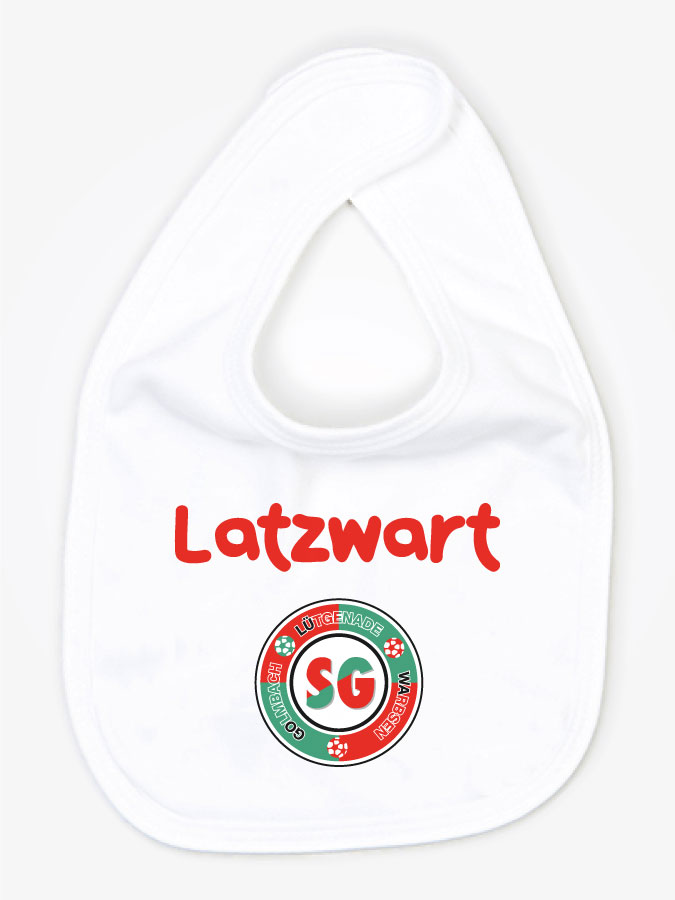 Babylätzchen Latzwart