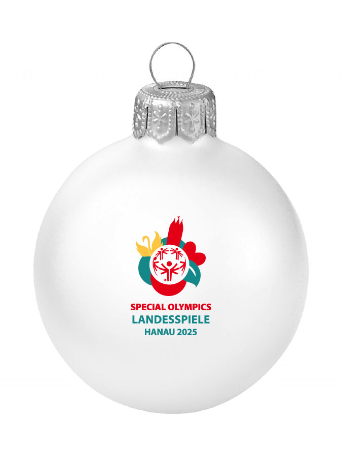 Weihnachtskugel Logo 8cm