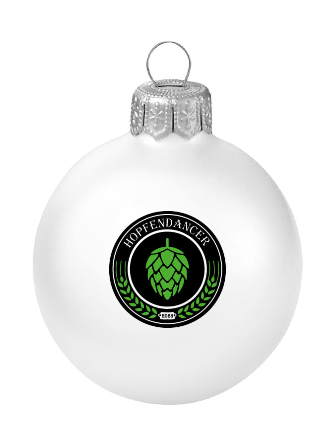 Weihnachtskugel Logo 8cm