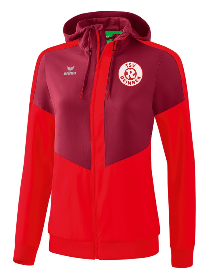 Erima Squad Tracktop Jacke mit Kapuze Damen