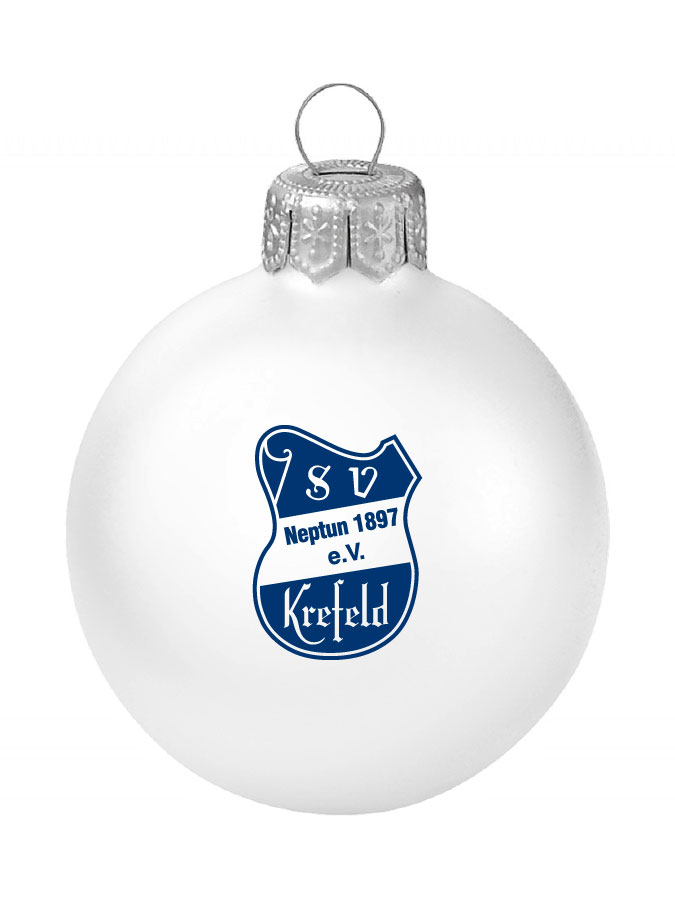 Weihnachtskugel Logo 8cm