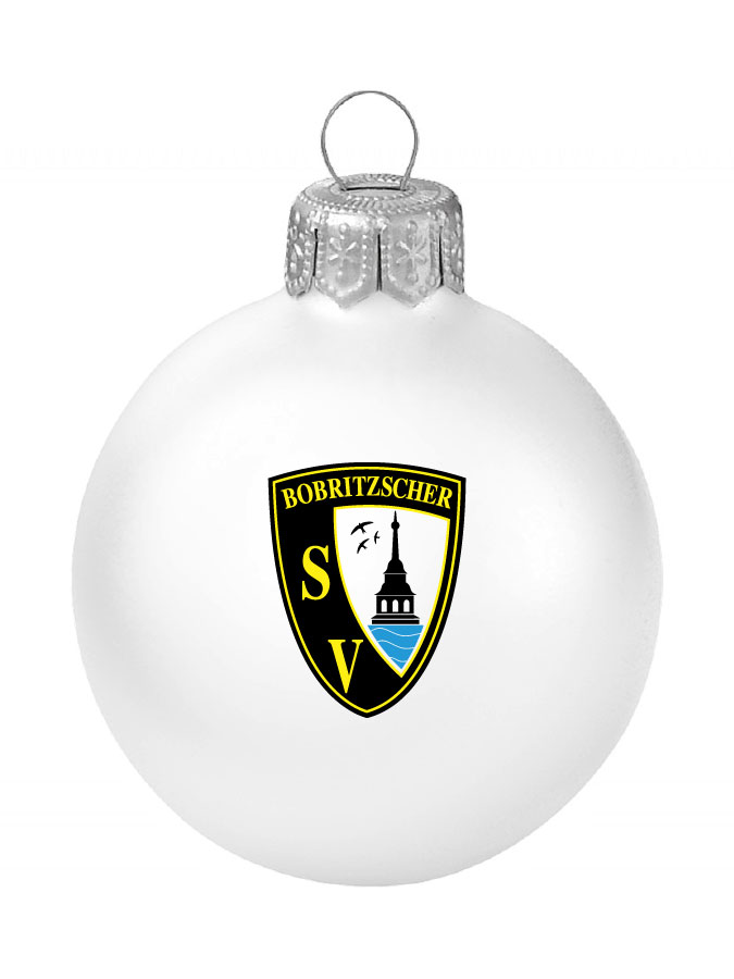 Weihnachtskugel Logo 8cm