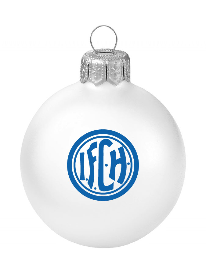 Weihnachtskugel Logo 8cm