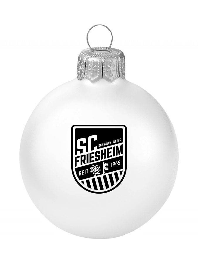 Weihnachtskugel Logo 8cm