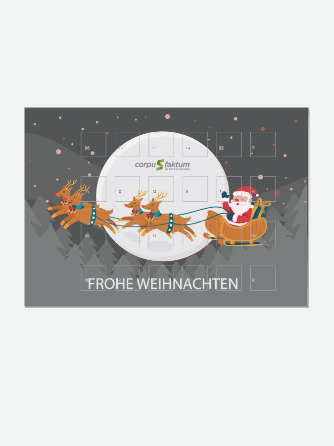 Adventskalender Schokolade