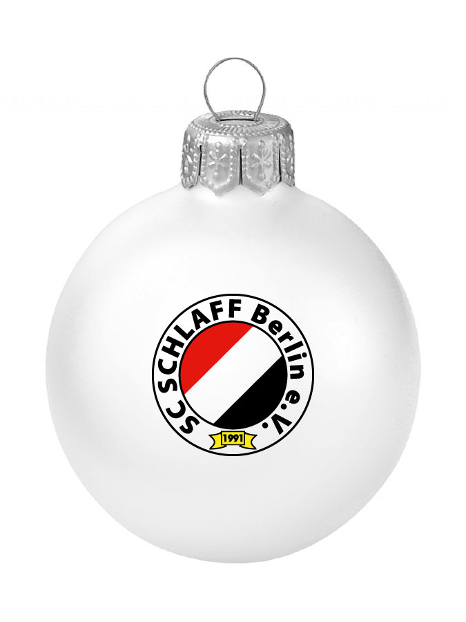 Weihnachtskugel Logo 8cm